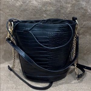 INC black and gold bucket bag BRAND NEW with tags